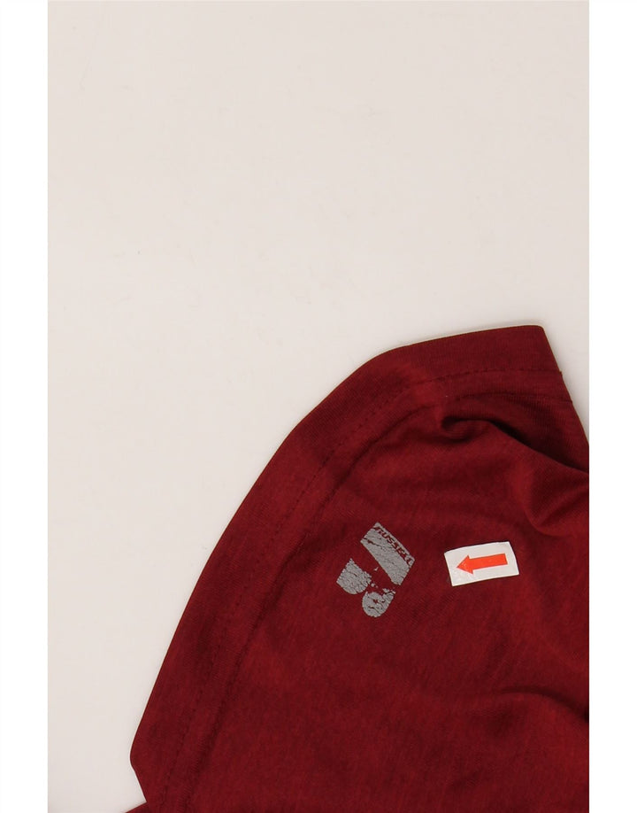 RUSSELL ATHLETIC Ανδρικό T-Shirt Dri-Power Top UK 38/40 Μεσαίο κόκκινο πολυεστέρας