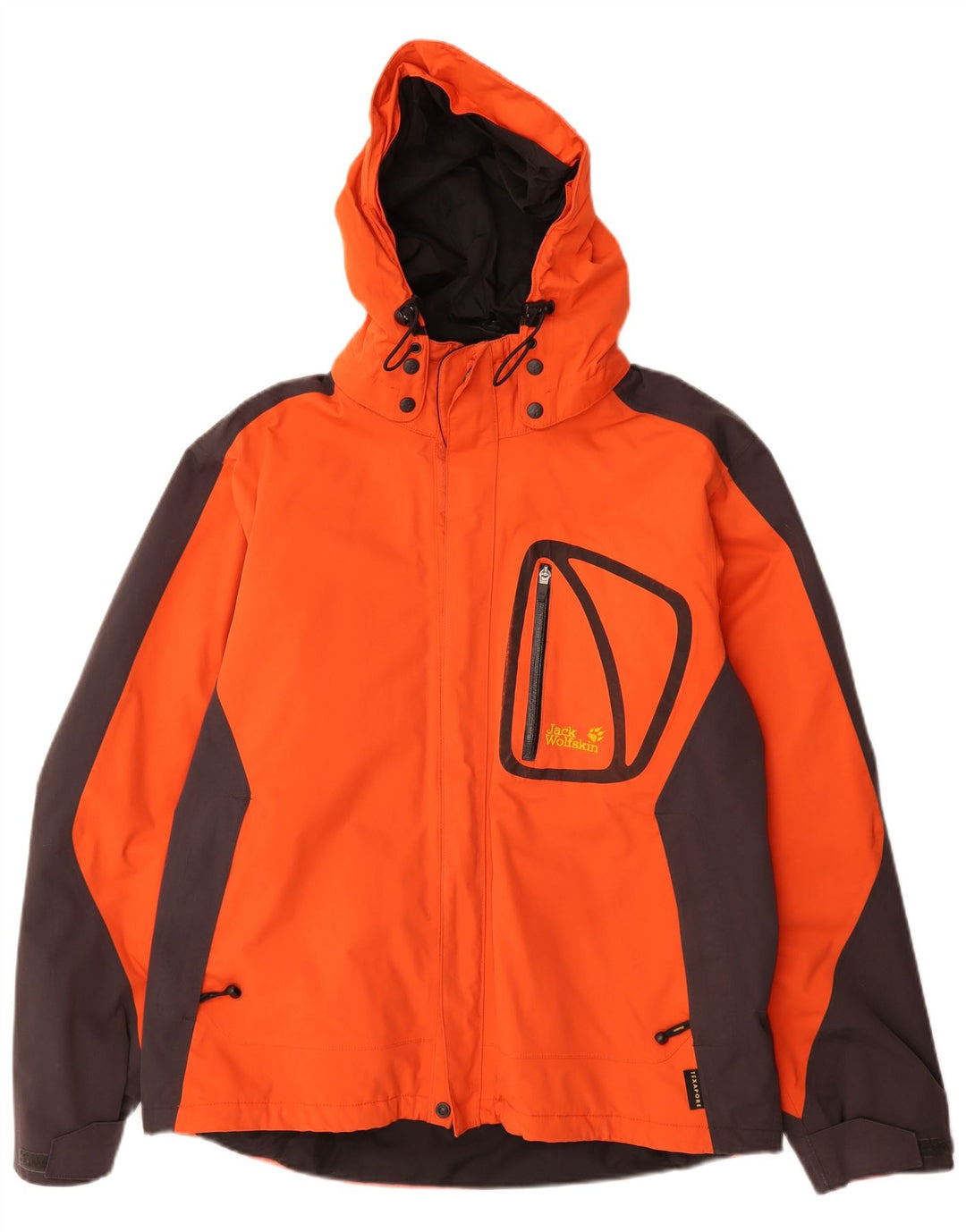 Ανδρικό τζάκετ αντιανεμικό JACK WOLFSKIN UK 40/42 μεγάλο πορτοκαλί χρώμα