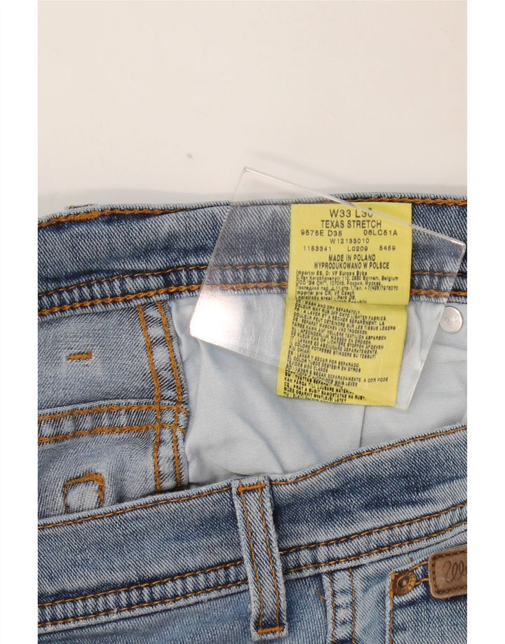 Ανδρικό τζιν ίσιο WRANGLER Texas Stretch W33 L30 Μπλε βαμβακερό