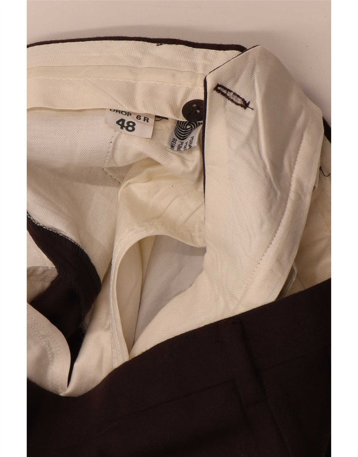 Vintage Ανδρικό παντελόνι με καρφίτσα IT 48 Medium W32 L34 Καφέ