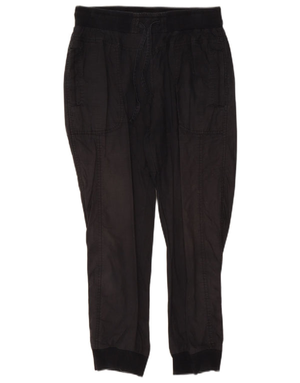 Champion Womens Joggers Cropped Παντελόνι Μικρό W26 L23 Μαύρο βαμβακερό