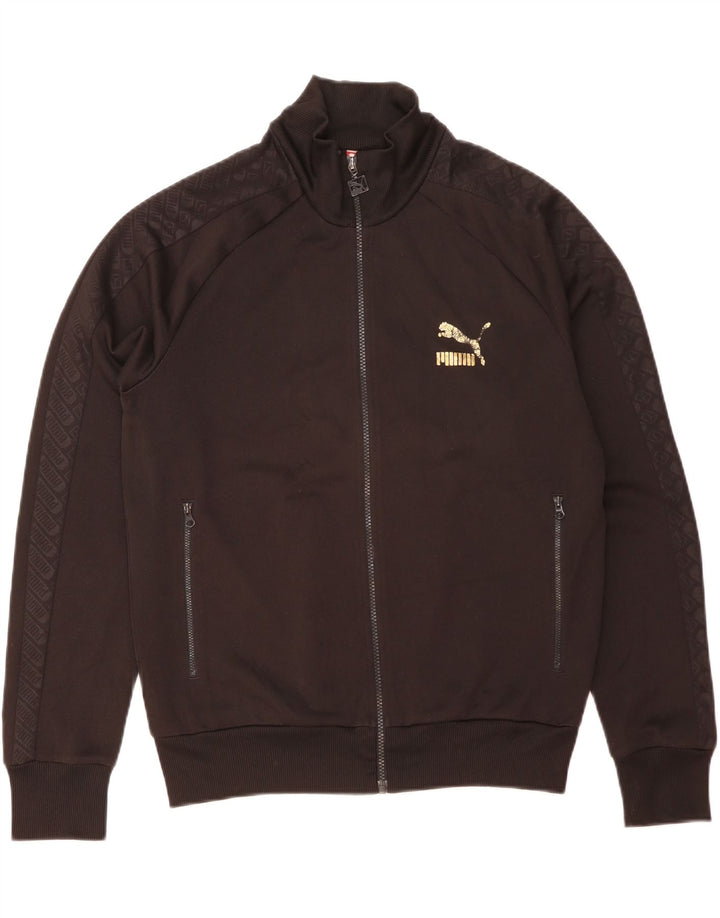 Ανδρική φόρμα φόρμας Puma γραφική φόρμα Top Jacket μεγάλο μαύρο πολυεστέρα