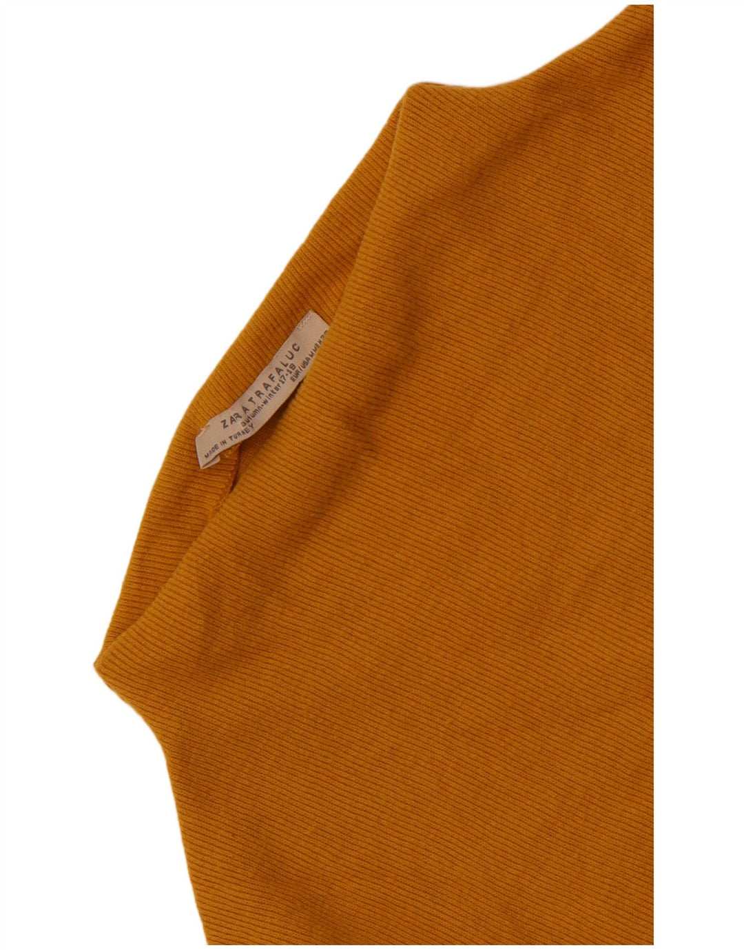 Zara Γυναικείο πουλόβερ με λαιμό χελώνα UK 12 Medium Yellow