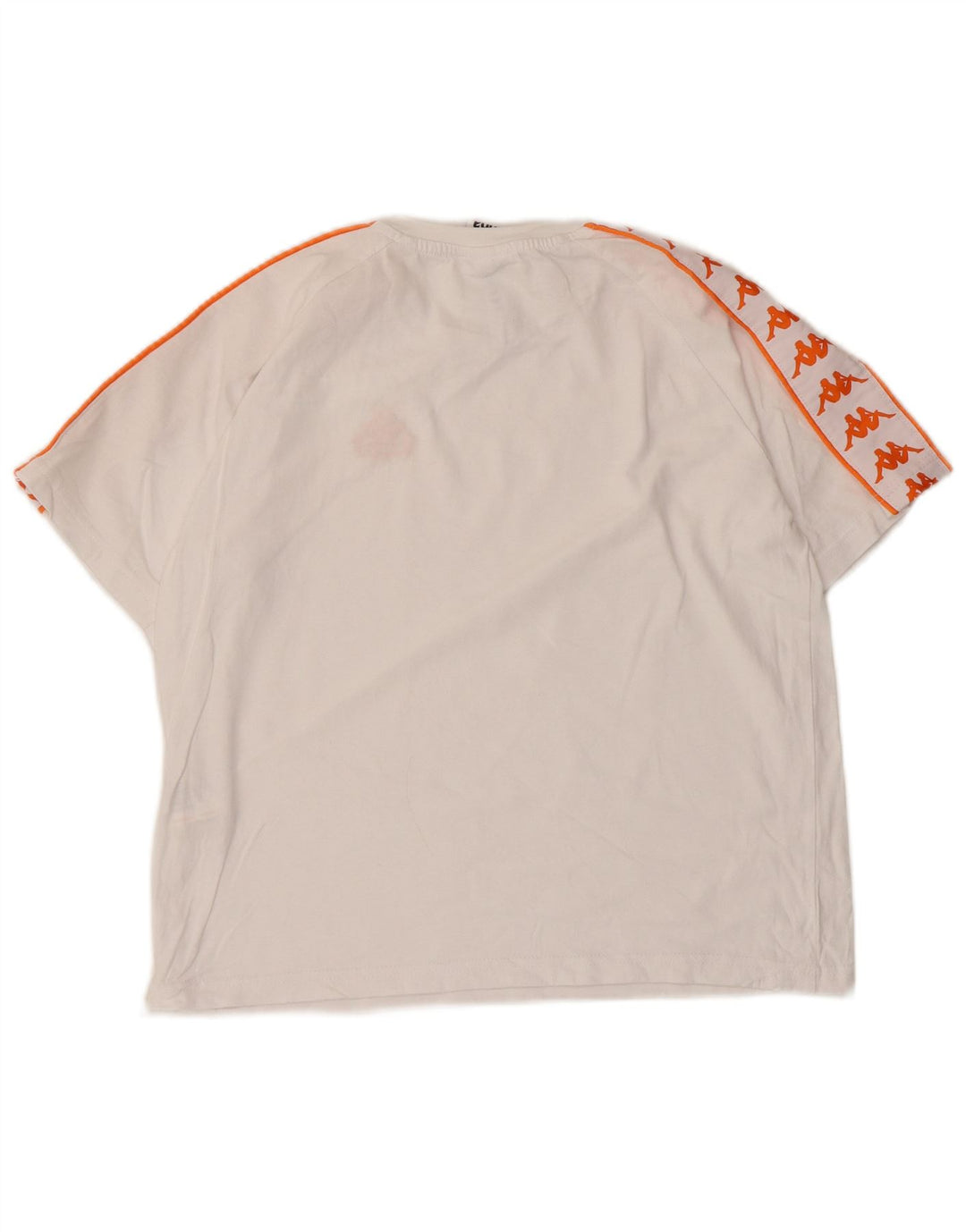 Kappa Γυναικείο T-Shirt Top UK 10 Small White Βαμβακερό