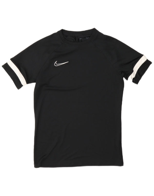 Ανδρικό T-Shirt Nike Dri Fit Τοπ μεσαίου μαύρου χρώματος πολυεστέρας