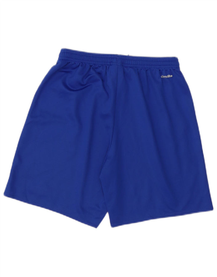 Adidas Boys Climalite σορτς 13-14 ετών μπλε πολυεστέρα