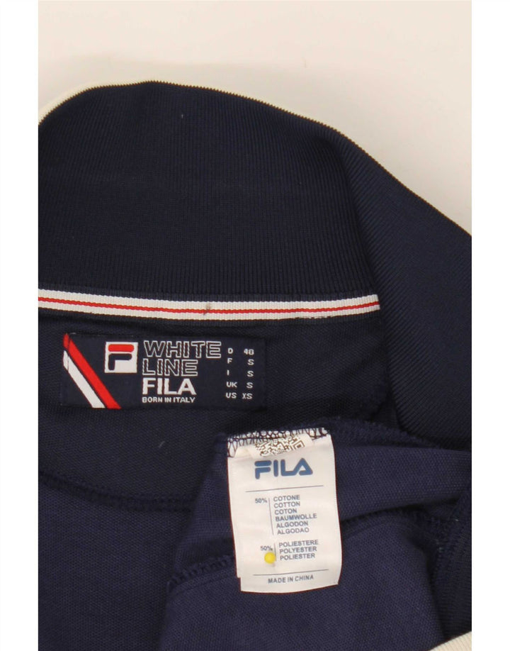 Ανδρική φόρμα Fila Top Jacket Μικρό Navy Blue Βαμβακερό