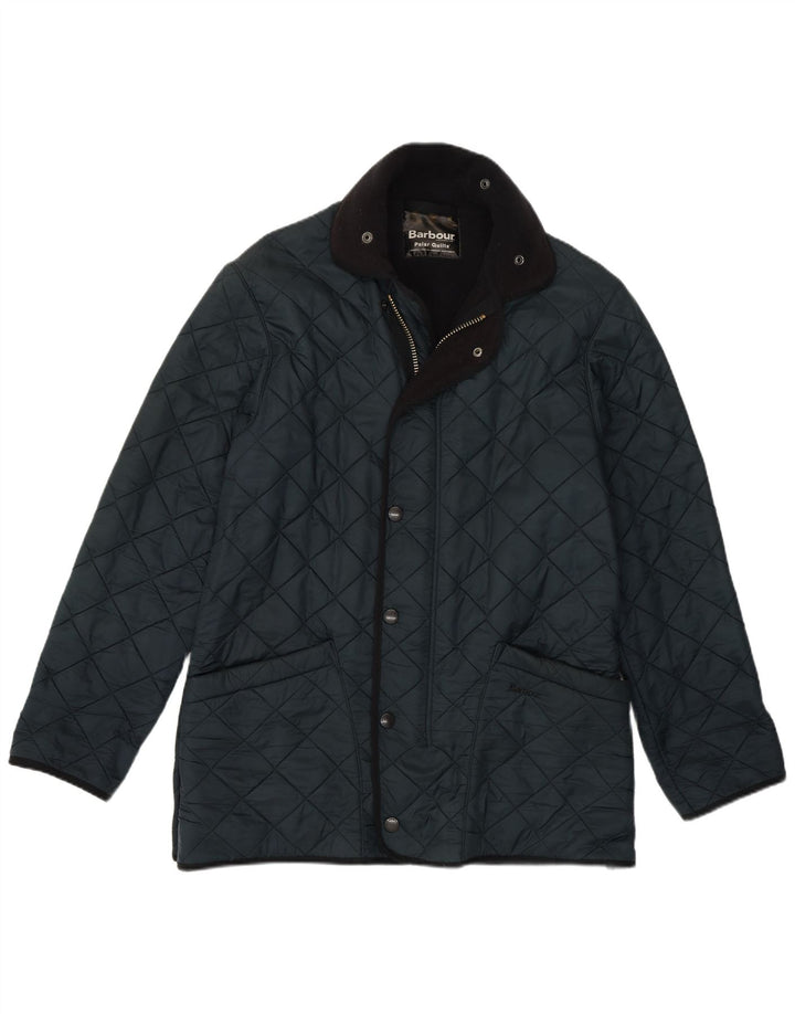 Ανδρικό καπιτονέ μπουφάν Barbour UK 38 Medium Navy Blue Polyester