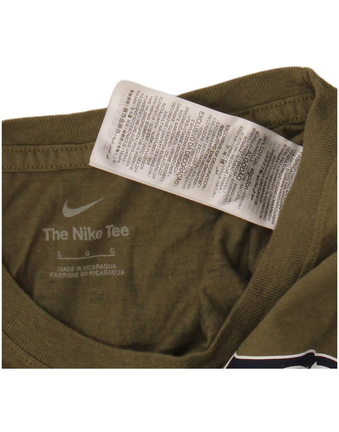 Ανδρικό γραφικό μπλουζάκι Nike Seattle Seahawks, μεγάλο βαμβακερό χακί