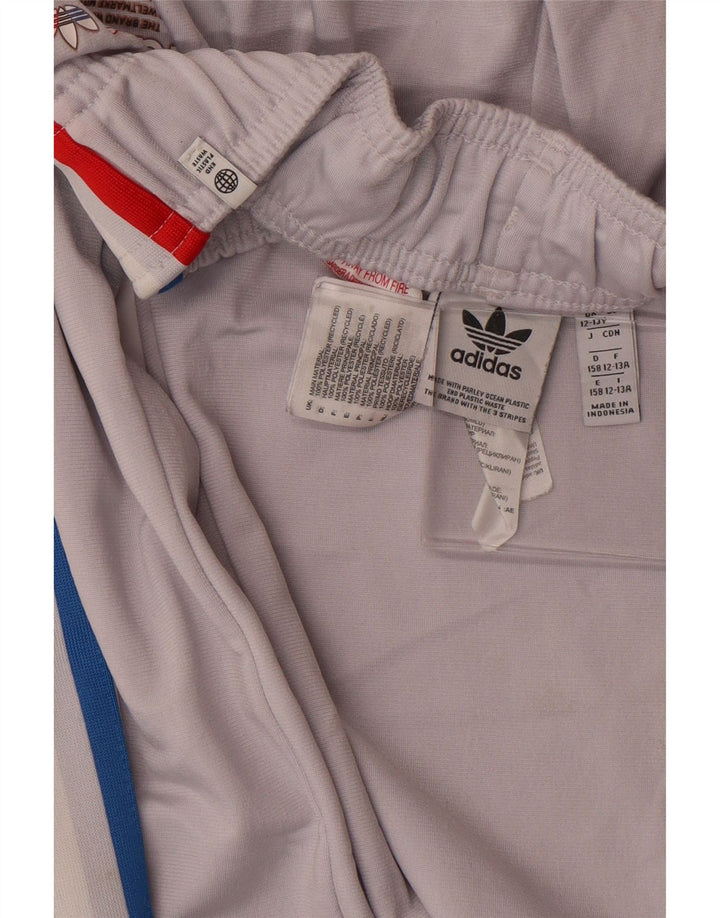 Adidas Boys αθλητική φόρμα παντελόνι Joggers 12-13 ετών γκρι πολυεστέρα