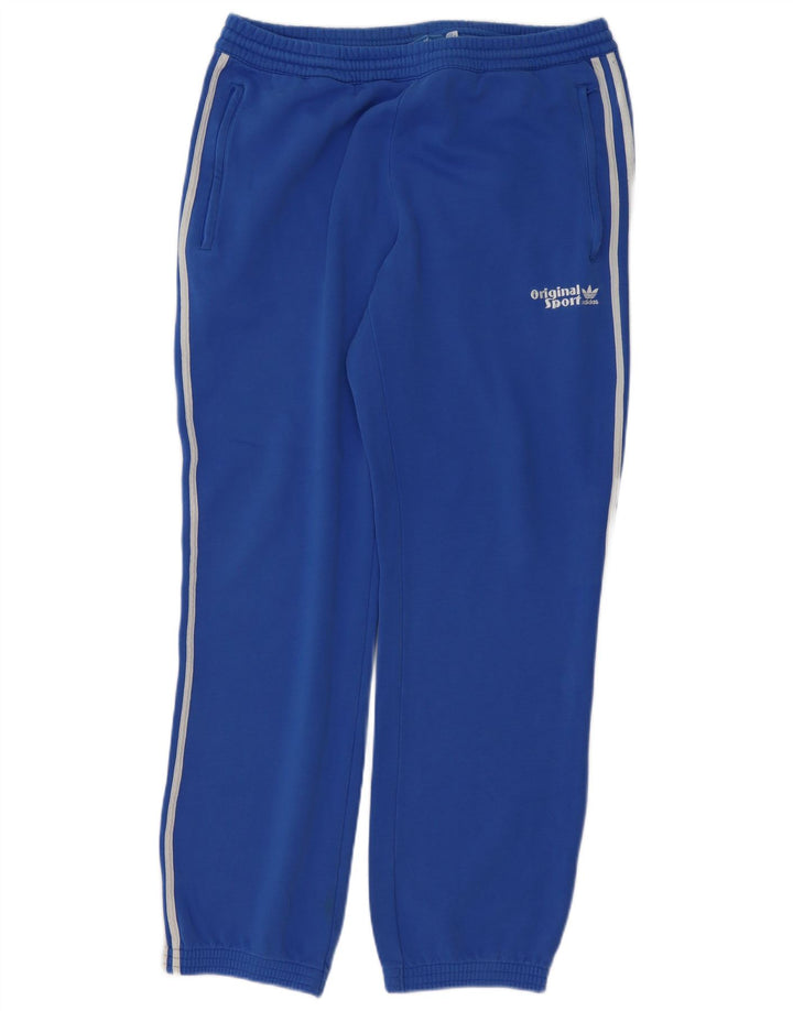 Ανδρική φόρμα Adidas Παντελόνι Joggers Μεσαίο Μπλε Βαμβακερό