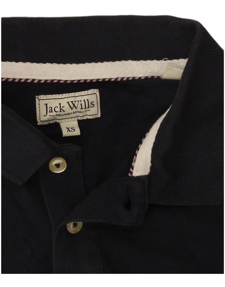 Ανδρικό μπλουζάκι πόλο Jack Wills XS Navy Blue
