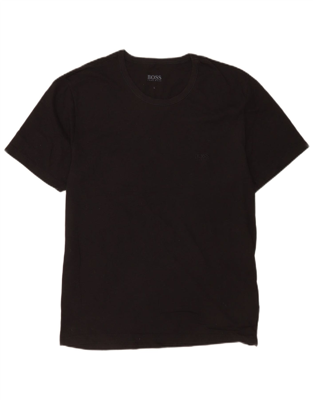 Ανδρικό T-Shirt Hugo Boss Top μεγάλο μαύρο βαμβακερό