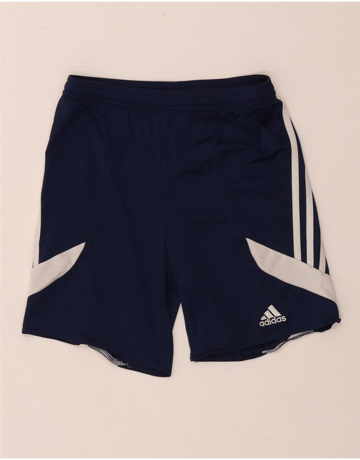 Αθλητικό σορτς ADIDAS για αγόρια 9-10 ετών Μεγάλο Navy Blue