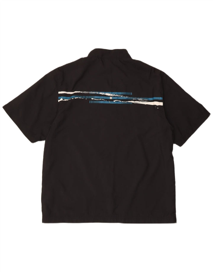 Ανδρική αθλητική φόρμα με κοντό μανίκι Adidas Top Jacket Μικρό μαύρο πολυεστέρα