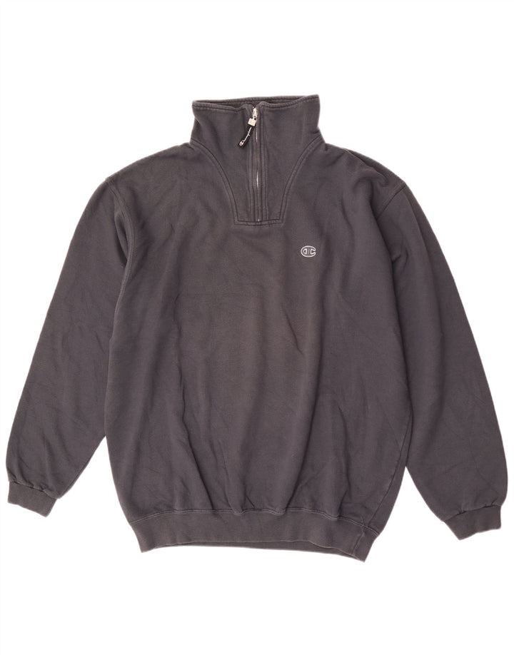 Ανδρικό φούτερ με φερμουάρ Champion Jumper 2XL Γκρι βαμβακερό