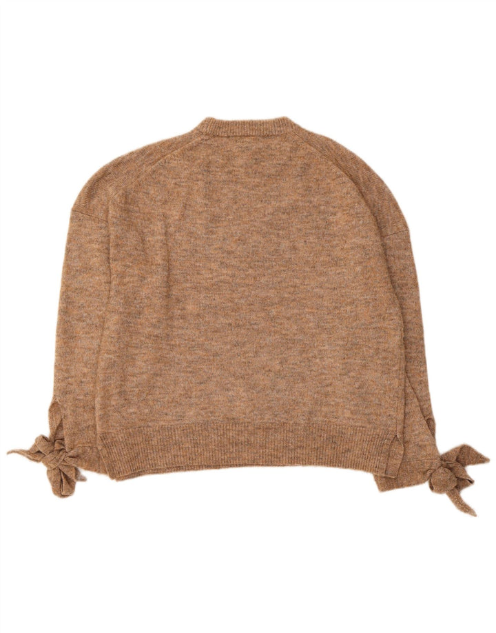 Γυναικείο πουλόβερ French Connection Crew Neck Jumper UK 14 Medium Brown