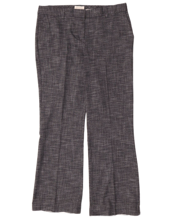 Monsoon Γυναικείο Casual Παντελόνι UK 14 Large W34 L31 Navy Blue Flecked