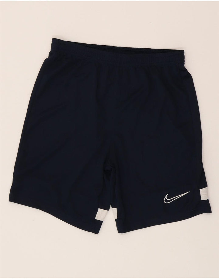 Αθλητικό σορτς NIKE Boys Dri Fit 12-13 ετών Μεγάλο μπλε ναυτικό χρώμα