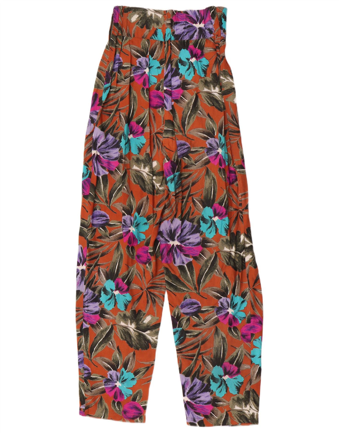 Vintage Γυναικείο Παντελόνι Harem W25 L29 Πολύχρωμο Floral