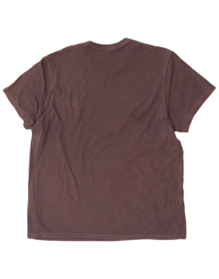 Jack Wills Ανδρικό T-Shirt Κλασική Εφαρμογή Μπλούζα Μεσαίο Μαύρο Βαμβακερό
