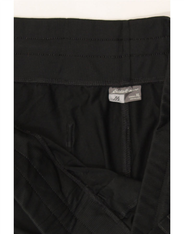 EDDIE BAUER Mens Tracksuit Trousers Joggers XL  Black Polyester Vintage Eddie Bauer and Second-Hand Eddie Bauer from Messina Hembry 
