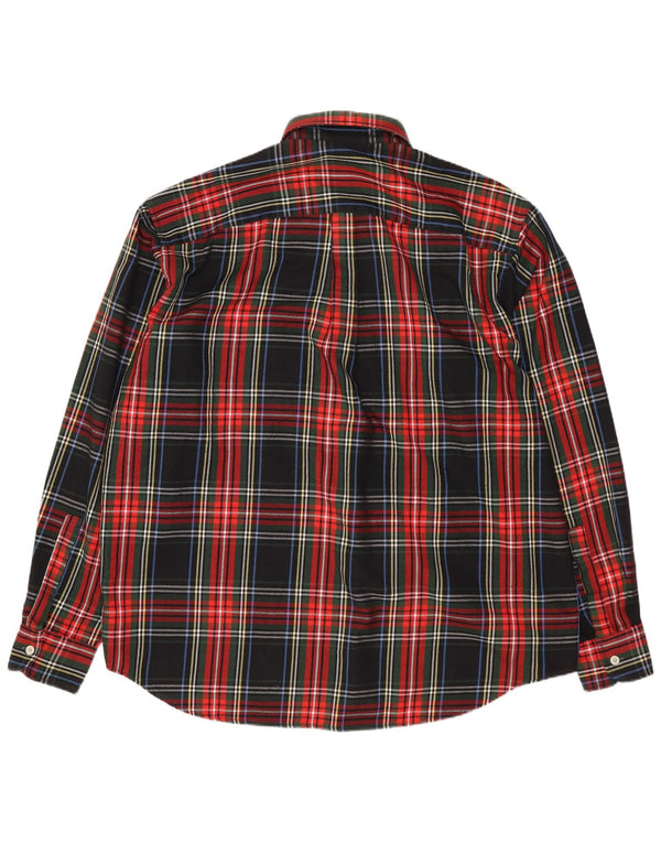 Vintage Ανδρικό Φανελένιο Πουκάμισο XL Black Check