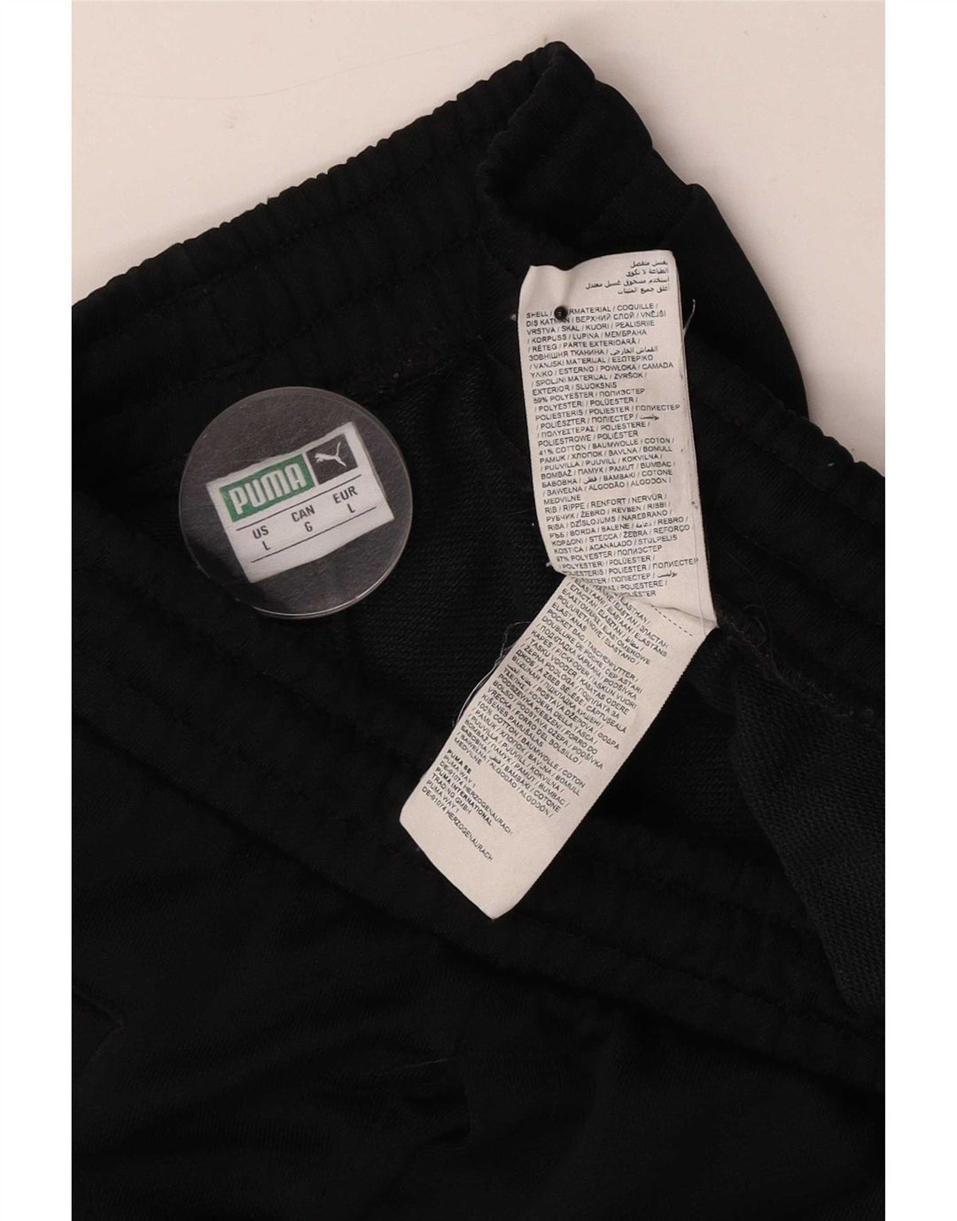 Ανδρική φόρμα Puma Παντελόνι Joggers Μεγάλο Μαύρο Χρώμα Πολυεστέρας