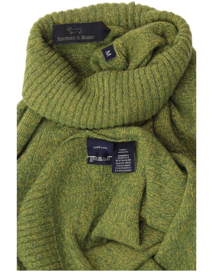 HARMONT & BLAINE Γυναικείο πουλόβερ με ρολό λαιμόκοψη UK 14 Μεσαίο πράσινο