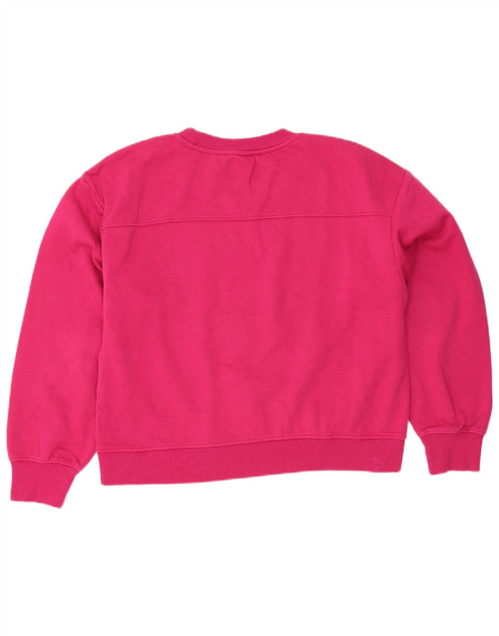 Zara Γυναικεία φούτερ Crop Jumper UK 16 Large Pink