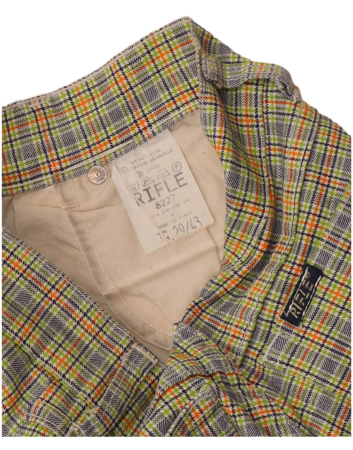 Rifle Γυναικείο Bootcut Casual Παντελόνι W29 L27 Πολύχρωμο βαμβακερό καρό