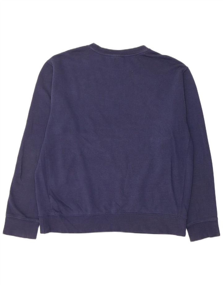 Ανδρικό γραφικό φούτερ Nike, μπλουζάκι, μεγάλο ναυτικό βαμβακερό