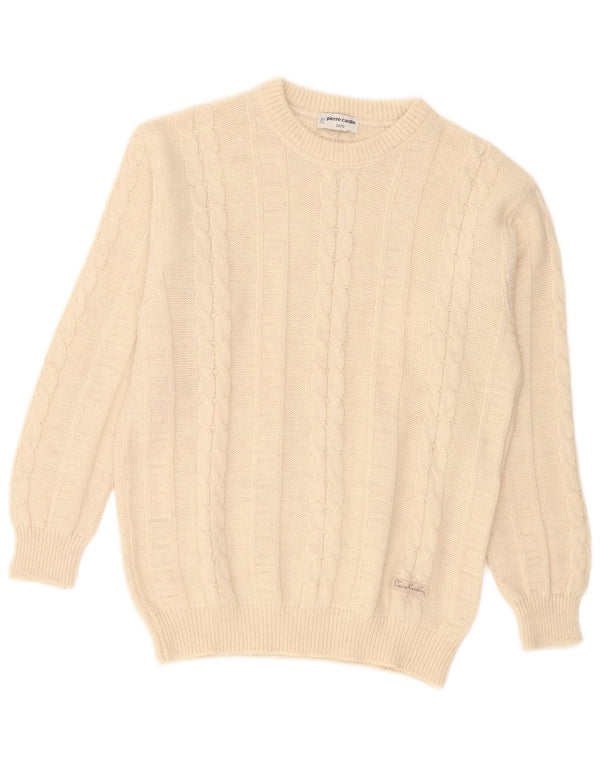 Ανδρικό πουλόβερ Pierre Cardin Boat Neck Jumper Large Beige