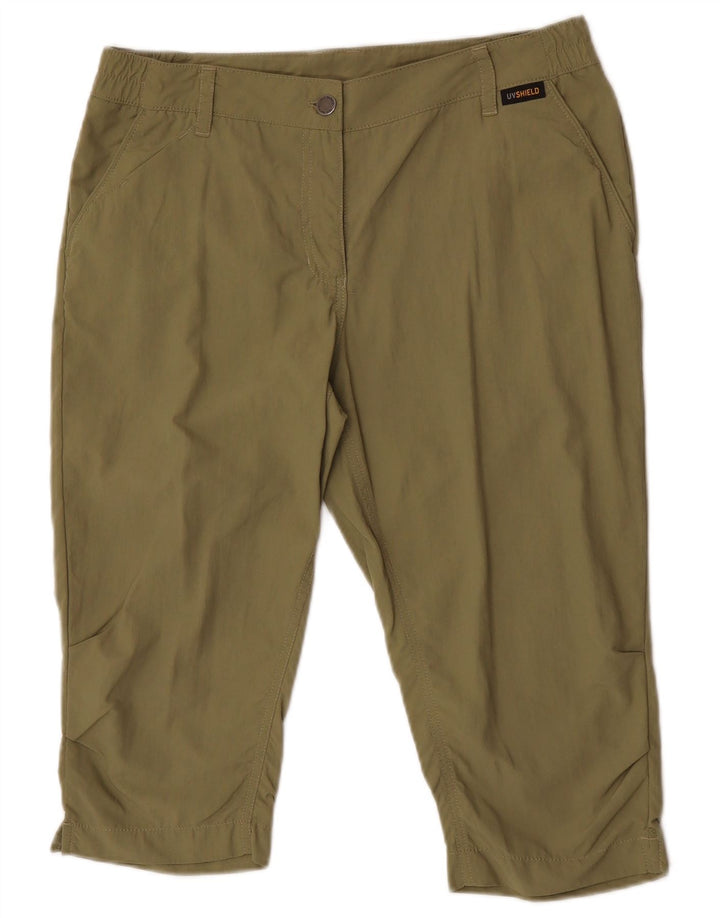 Jack Wolfskin Γυναικεία βερμούδα UK 10 Small W32 Khaki Polyamide