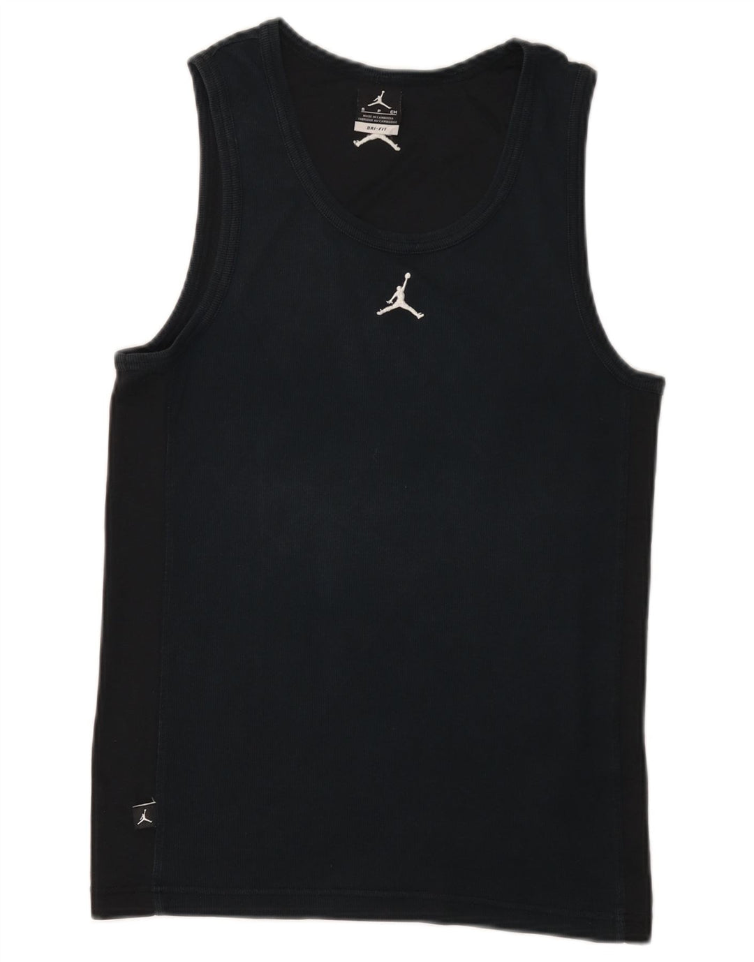 Jordan Ανδρικό γιλέκο Dri Fit Top Μικρό μαύρο βαμβακερό