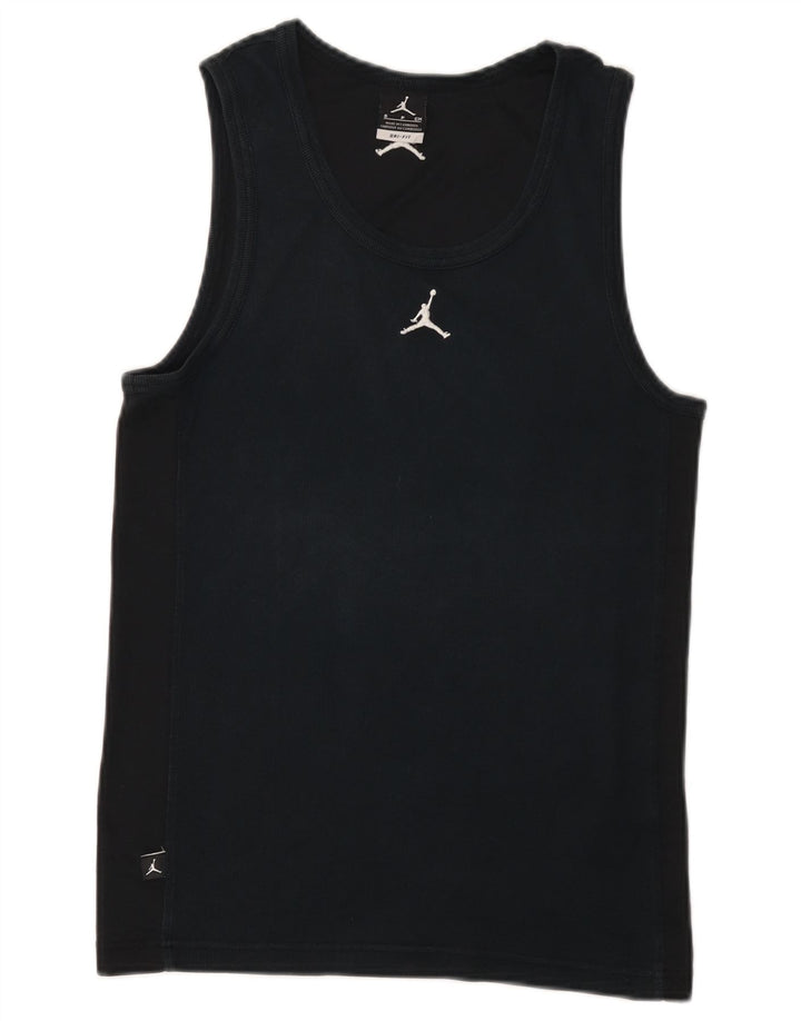 Jordan Ανδρικό γιλέκο Dri Fit Top Μικρό μαύρο βαμβακερό