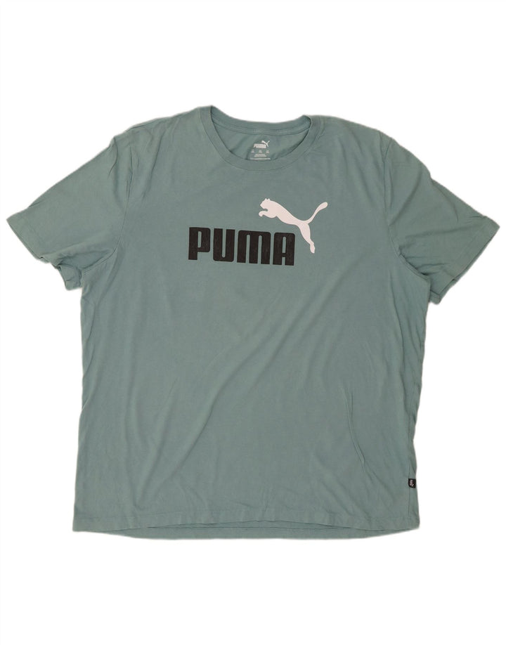 Ανδρικό γραφικό μπλουζάκι PUMA 2XL Μπλε