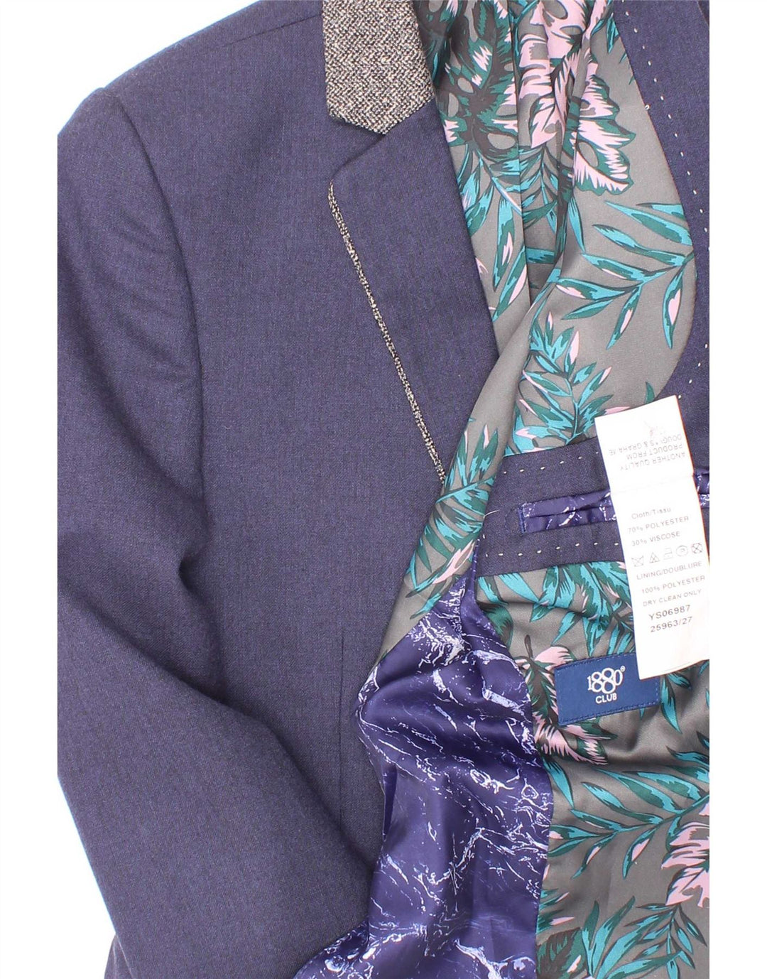 JP 1880 Boys 2 Button Blazer Jacket 4-5 Years Navy Blue Polyester