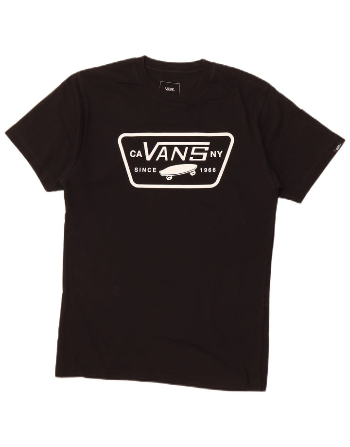 Γραφικό T-Shirt Ανδρικό VANS Classic Fit Top Μικρό μαύρο βαμβακερό