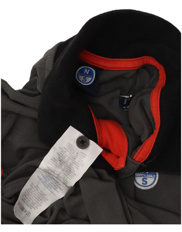 Ανδρικό πουκάμισο πόλο North Sails Μικρό γκρι βαμβακερό