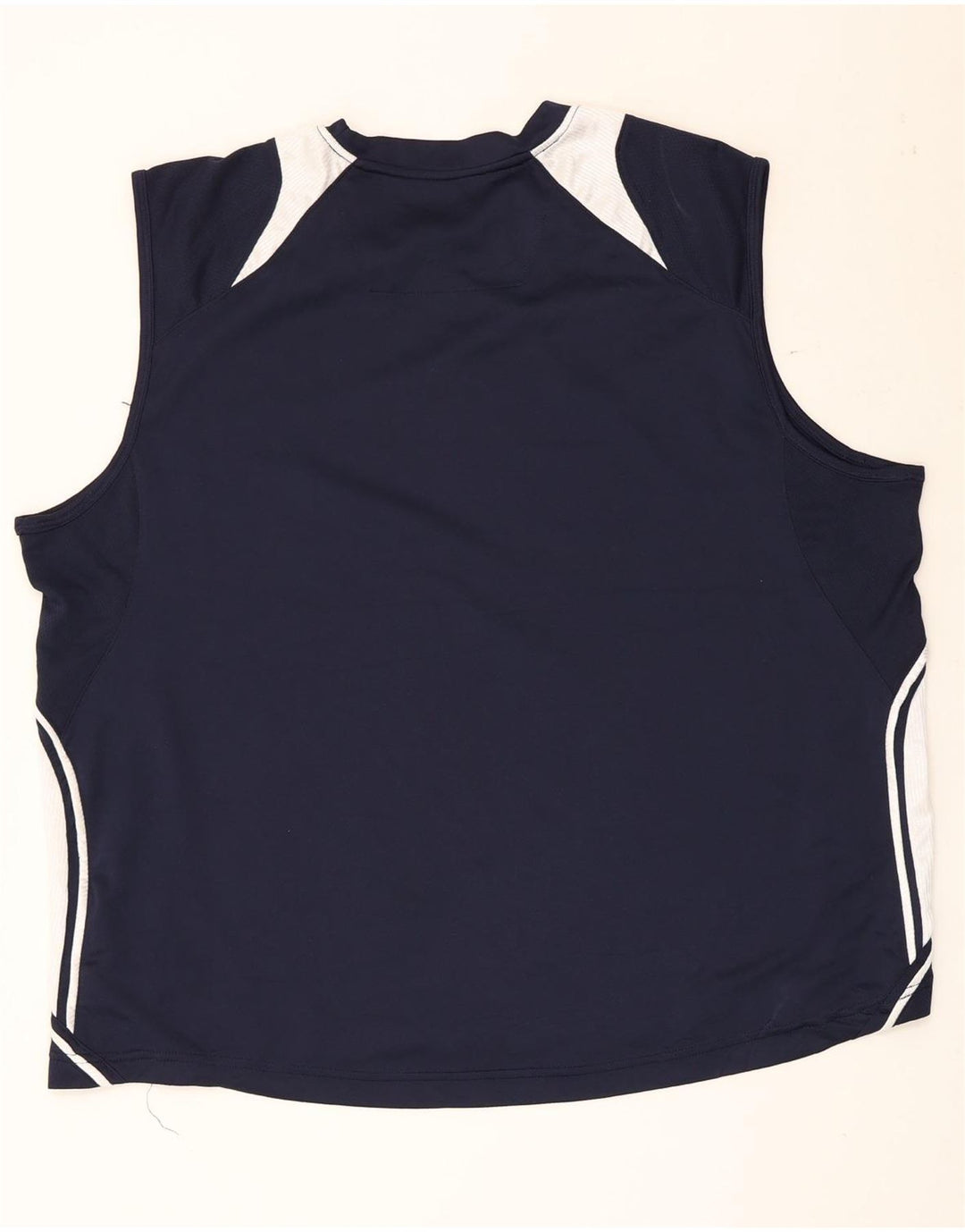Starter Mens Vest Top XL Navy Blue Colorblock Polyester