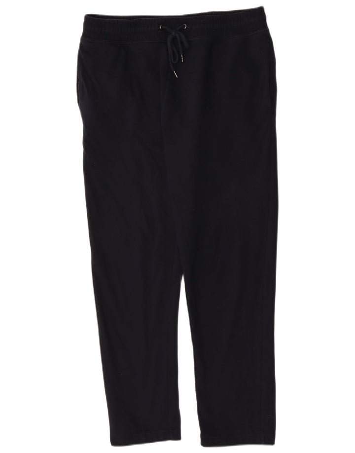 Marks & Spencer Γυναικεία φόρμα παντελόνι UK 14 Medium Navy Blue Cotton