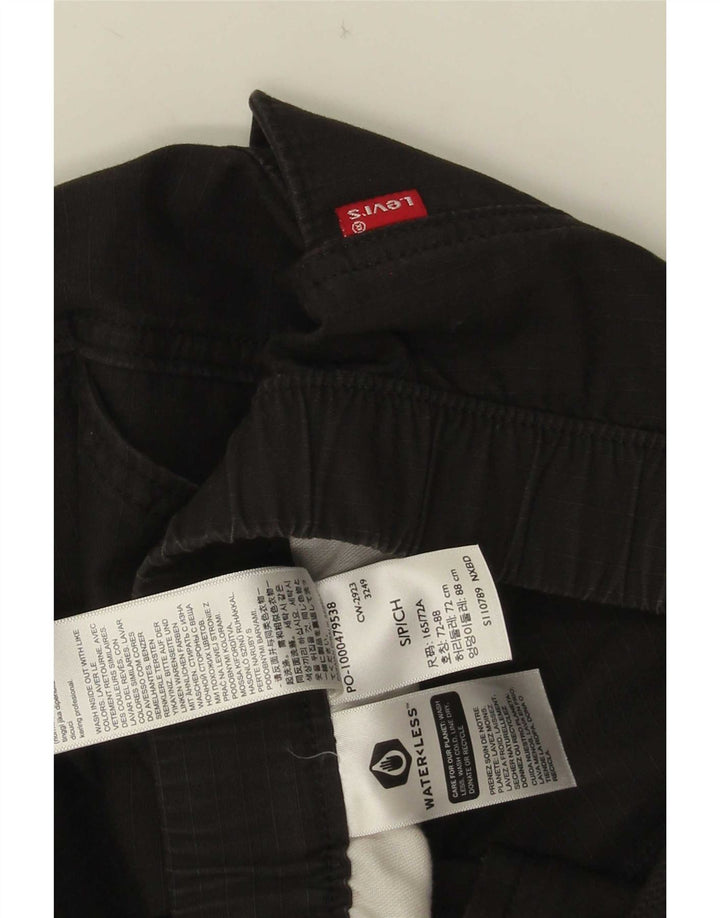 Levi's Ανδρικό ίσιο παντελόνι Cargo Small W28 L30 Μαύρο βαμβακερό