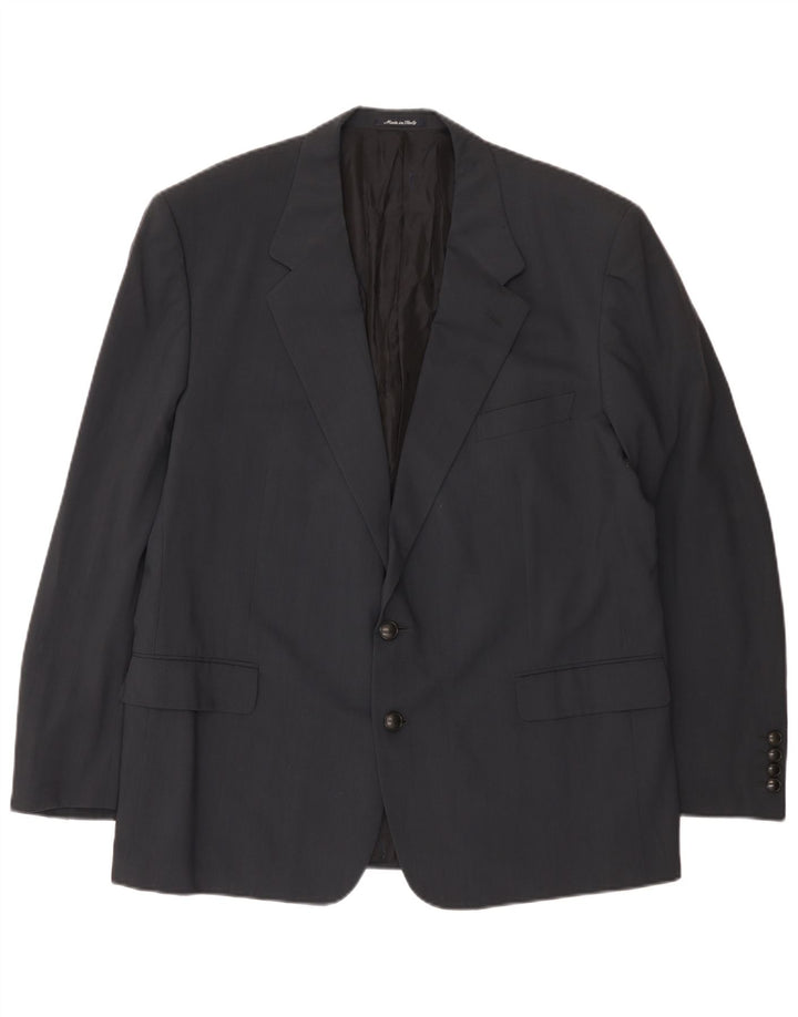 Yves Saint Laurent Ανδρικό σακάκι με 2 κουμπιά IT 56 3XL γκρι μαλλί