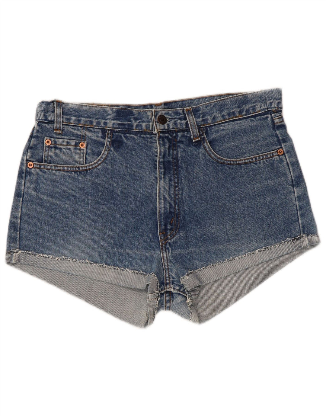 Γυναικείο τζιν σορτς LEVI'S W32 μεγάλο μπλε βαμβακερό