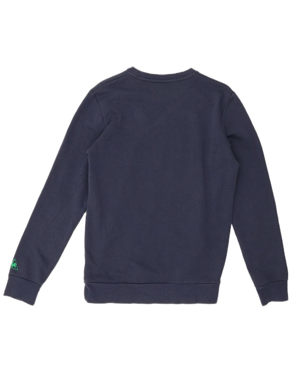 LE COQ SPORTIF Ανδρικό γραφικό φούτερ Jumper Small Navy Blue Βαμβακερό