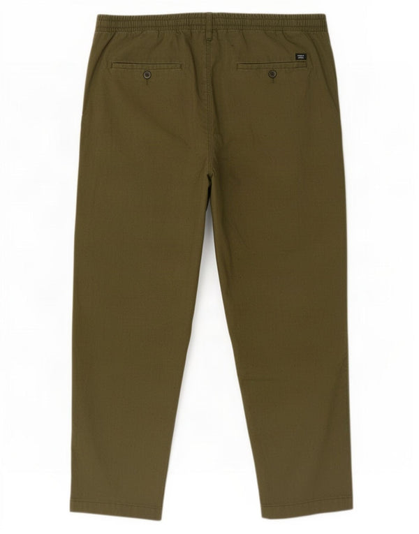Ανδρικό ίσιο παντελόνι Chino Superdry XL W38 L27 Χακί Λευκό
