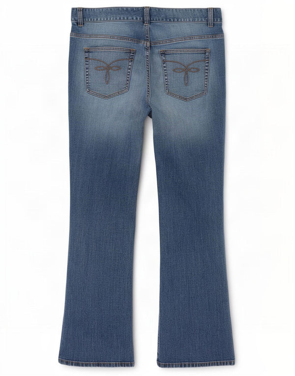 Chaps Γυναικείο Jeans Petite Bootcut US 12 Large W34 L29 Μπλε βαμβακερό