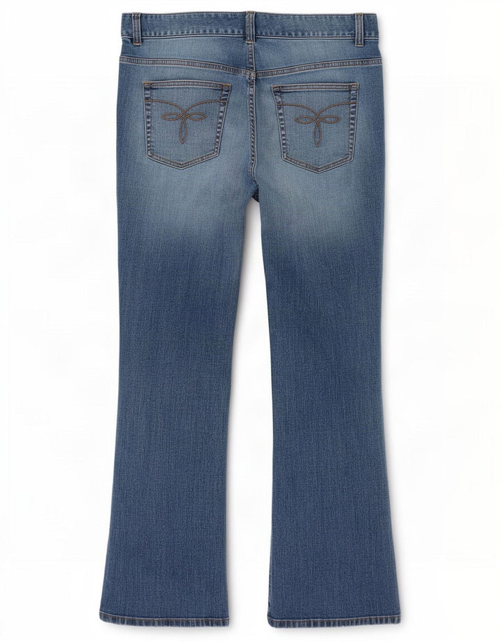 Chaps Γυναικείο Jeans Petite Bootcut US 12 Large W34 L29 Μπλε βαμβακερό