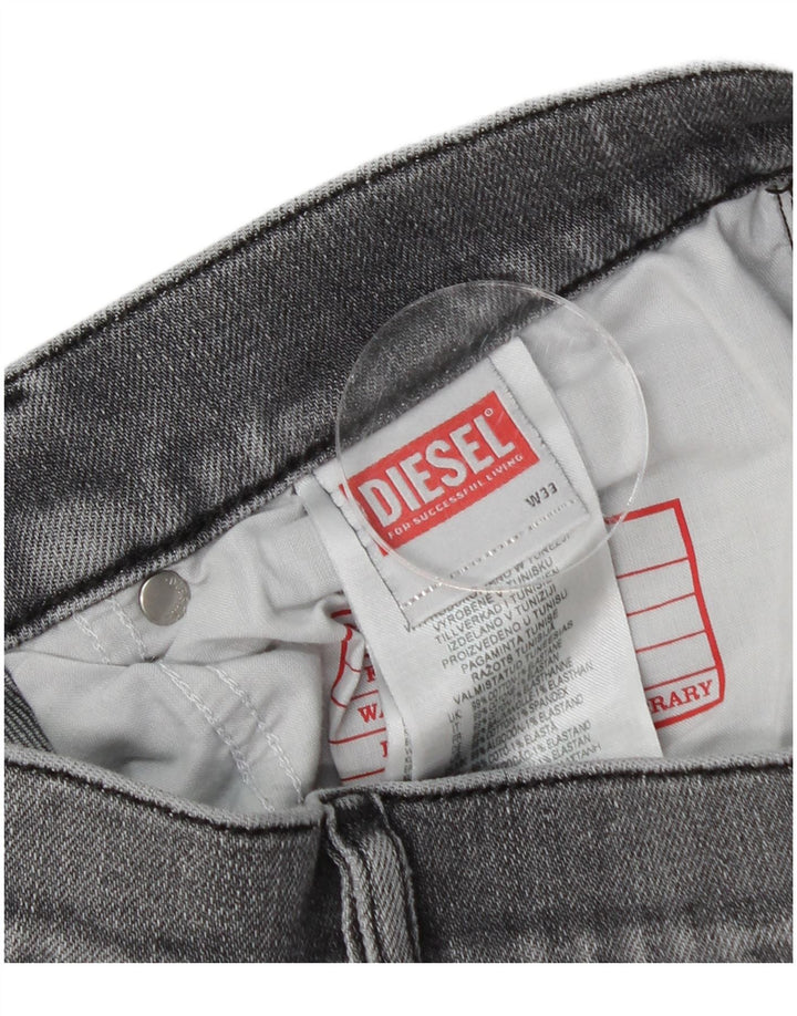 Ανδρικό Skinny Jeans DIESEL W33 L30 Γκρι βαμβακερό